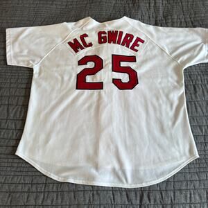 Vintage 90s Russell Mark McGwire MLB St Louis Cardinals Blank Jersey Men's 54